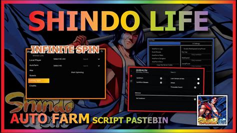 org These script have features like auto farm, auto stats,bring. . Shindo life auto spin script pastebin